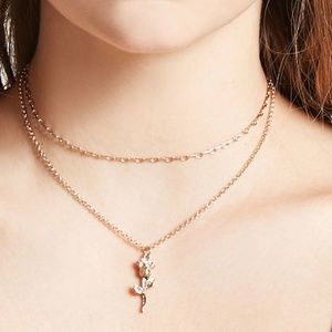 rose choker necklace